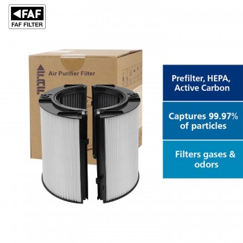 Dyson Purifier Hot+Cool Autoreact HP7A Filtresi, Faf True Cam Hepa 360 Filtre, 